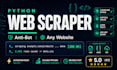 build a custom python web scraper for antibot and dynamic websites