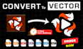 recreate, design, redesign, redo edit logo and any graphics