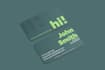create a professional business card with stationary items