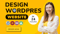 design responsive wordpress website in 24 hours