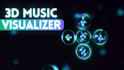 create 3d music visualizer for your track