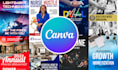 create any design with editable canva templates