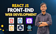 be your front end website developer using reactjs