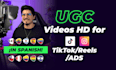 create tiktok reels ads ugc in spanish HD