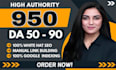 do high da90 plus white hat SEO backlinks for google top ranking