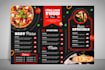 stylish menu layouts printable cafe, restaurant menu design