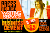 write press release and do press release distribution