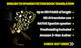 english to spanish fiction book translation