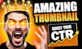 create best amazing attractive youtube thumbnail design