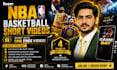 edit nba basketball short videos