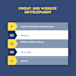 be your front end developer, skilled in HTML CSS bootstrap and react js
