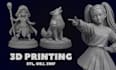 sculpt 3d model, toys, action figure and character for 3d printing and rendering