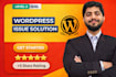 fix wordpress website errors, issues, and bugs