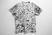 make a linocut tshirt design for brands
