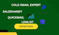 cold email expert b2b sales outreach lemlist saleshandy