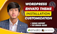 install, customize themeforest, envato elements wordpress theme, and demo import
