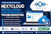 do nextcloud installations, configurations and tuning tasks plus a to z solution