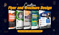 do urgent any graphic design flyer, brochure, postcard, vector redesign work