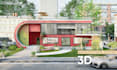 create 3d model and render images architecture project
