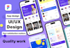 do figma mobile app design, ui ux design, app prototype