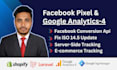 setup facebook pixel or google analytics4 and also setup conversion api with GTM