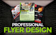 design outstanding professional flyers