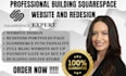 create squarespace website development landing page in 24 hours