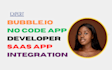 build a functional web app on bubble io saas website application API integration