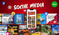 creative social media designs , posts