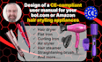 write ce compliant user manual for hair styling devices for bol amazon products