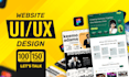 do figma design, figma website, figma design website, website ui ux