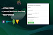 do professional forms in HTML, CSS, react and tailwind