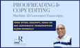 proofread edit machine auto ai transcript