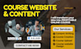 create course outline, thinkific website, elearning website, course upload