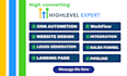 setup, build, manage, your go high level  automation, ghl crm,highlevel snapshot