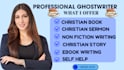 ghost write christian ebook novel editor kindle formatting ebook cover sermon