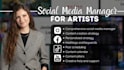 comprehensive social media manager digital artist focused