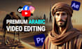 edit viral arabic videos for youtube and ads