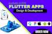 be your developer flutter app ui, app development, flutter flow supabase