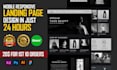 do figma website design, figma landing page, website design figma