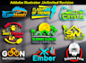 do modern professional and 3d business logo design