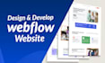 be your webflow expert for webflow website design or redesign