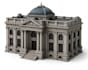create a 3d printable building model stl for miniature and architecture