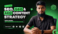 create SEO, GEO and aeo content strategy for local businesses