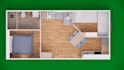 do 3d floor plan rendering by sketchup enscape