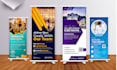 make roller banner, retractable, pull up and x stand