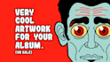 create 2d cartoon album cover animated
