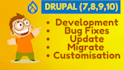 develop, fix, update and upgrade your drupal website