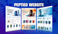 build research use fda compliant peptide website with processing integration