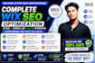 do complete wix SEO optimization for higher google rankings and traffic